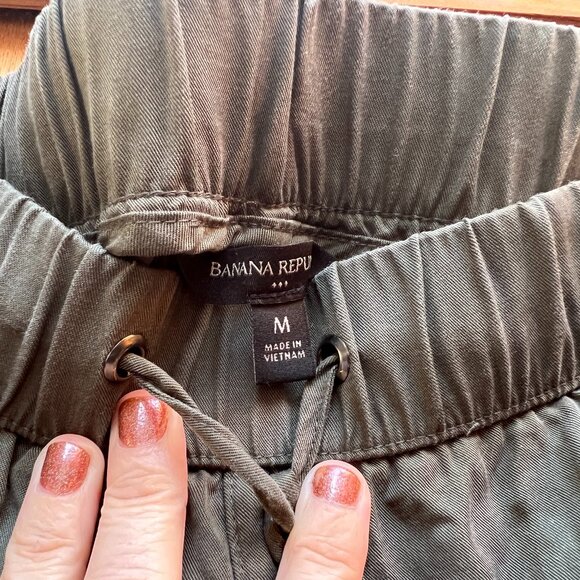 CLOSE OUT SALE Banana Republic Dark Green Cargo Pants - Medium - Picture 5 of 6